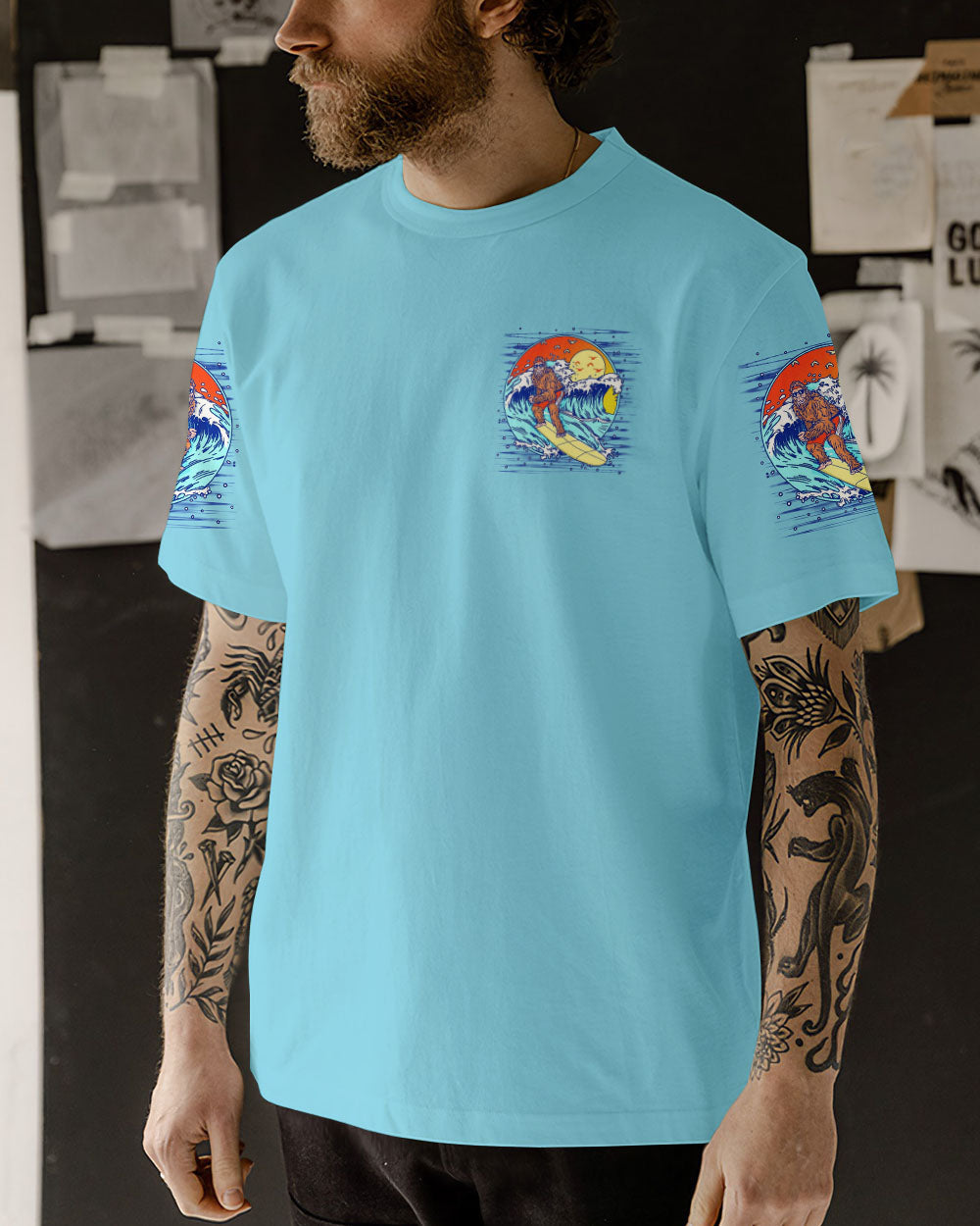 BLISSCORNERS SALTWATER HEALS EVERYTHING BIGFOOT ALL OVER PRINT