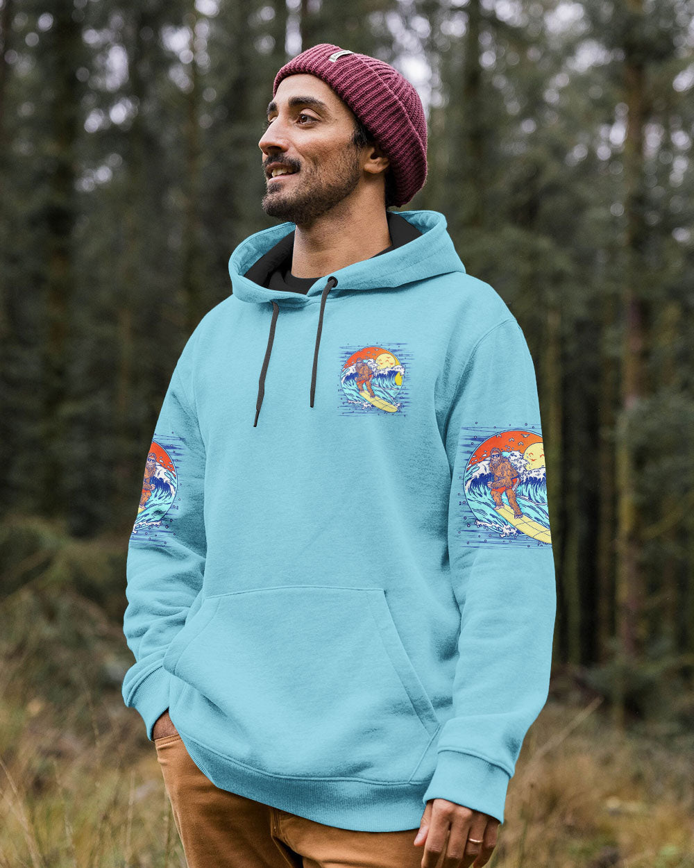 BLISSCORNERS SALTWATER HEALS EVERYTHING BIGFOOT ALL OVER PRINT