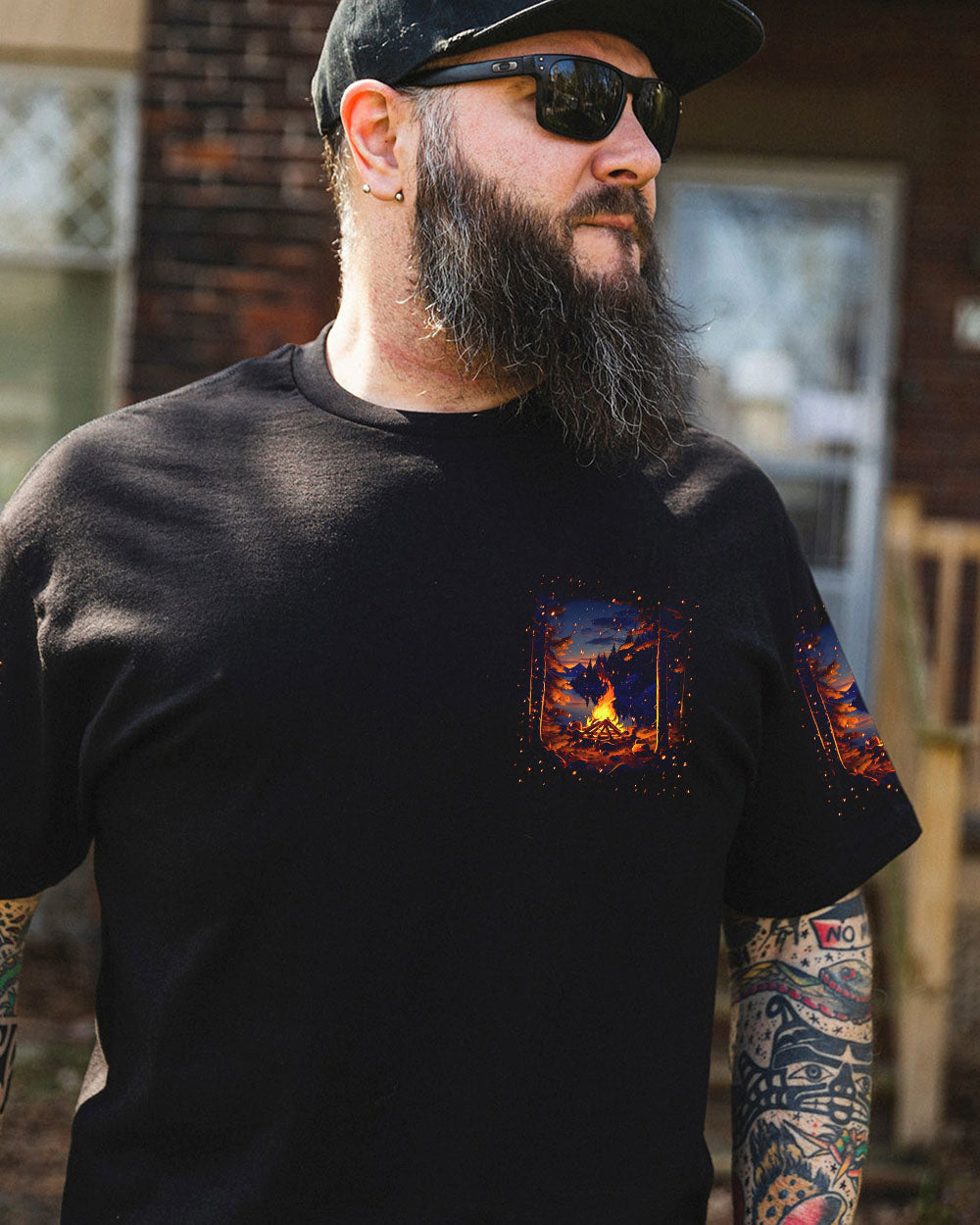 BLISSCORNERS MAKING MEMORIES ONE CAMPFIRE AT A TIME ALL OVER PRINT