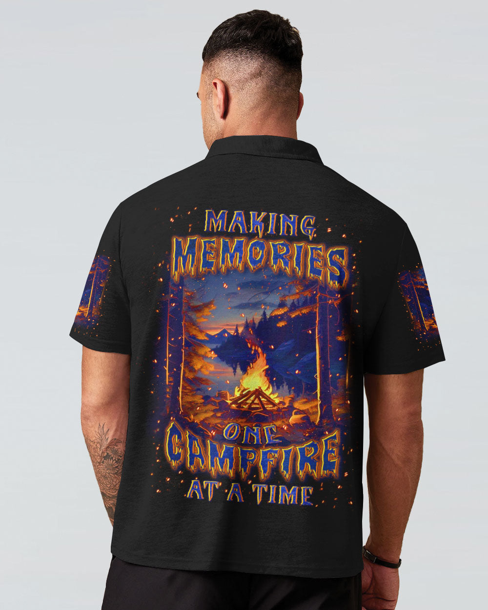 BLISSCORNERS MAKING MEMORIES ONE CAMPFIRE AT A TIME ALL OVER PRINT