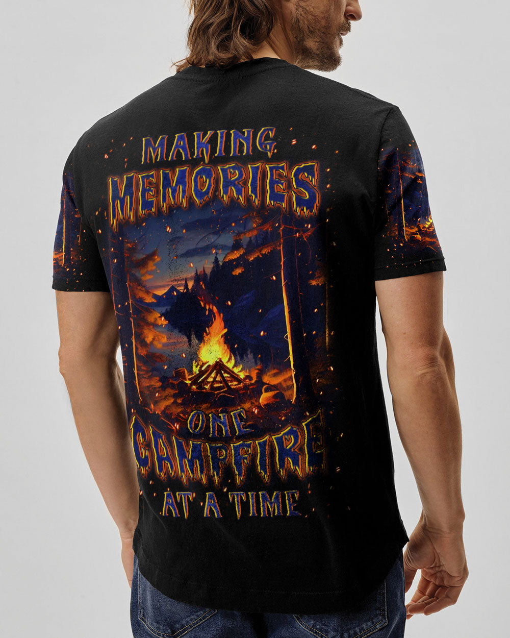 BLISSCORNERS MAKING MEMORIES ONE CAMPFIRE AT A TIME ALL OVER PRINT