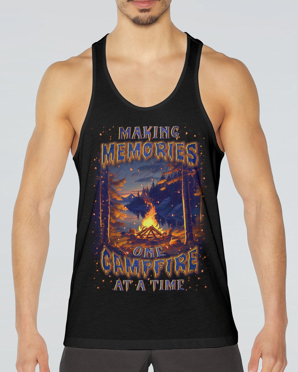 BLISSCORNERS MAKING MEMORIES ONE CAMPFIRE AT A TIME ALL OVER PRINT