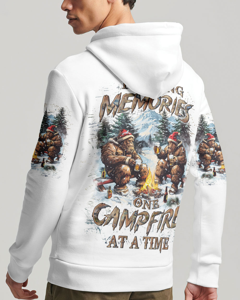 BLISSCORNERS MAKING MEMORIES ONE CAMPFIRE AT A TIME CHRISTMAS ALL OVER PRINT