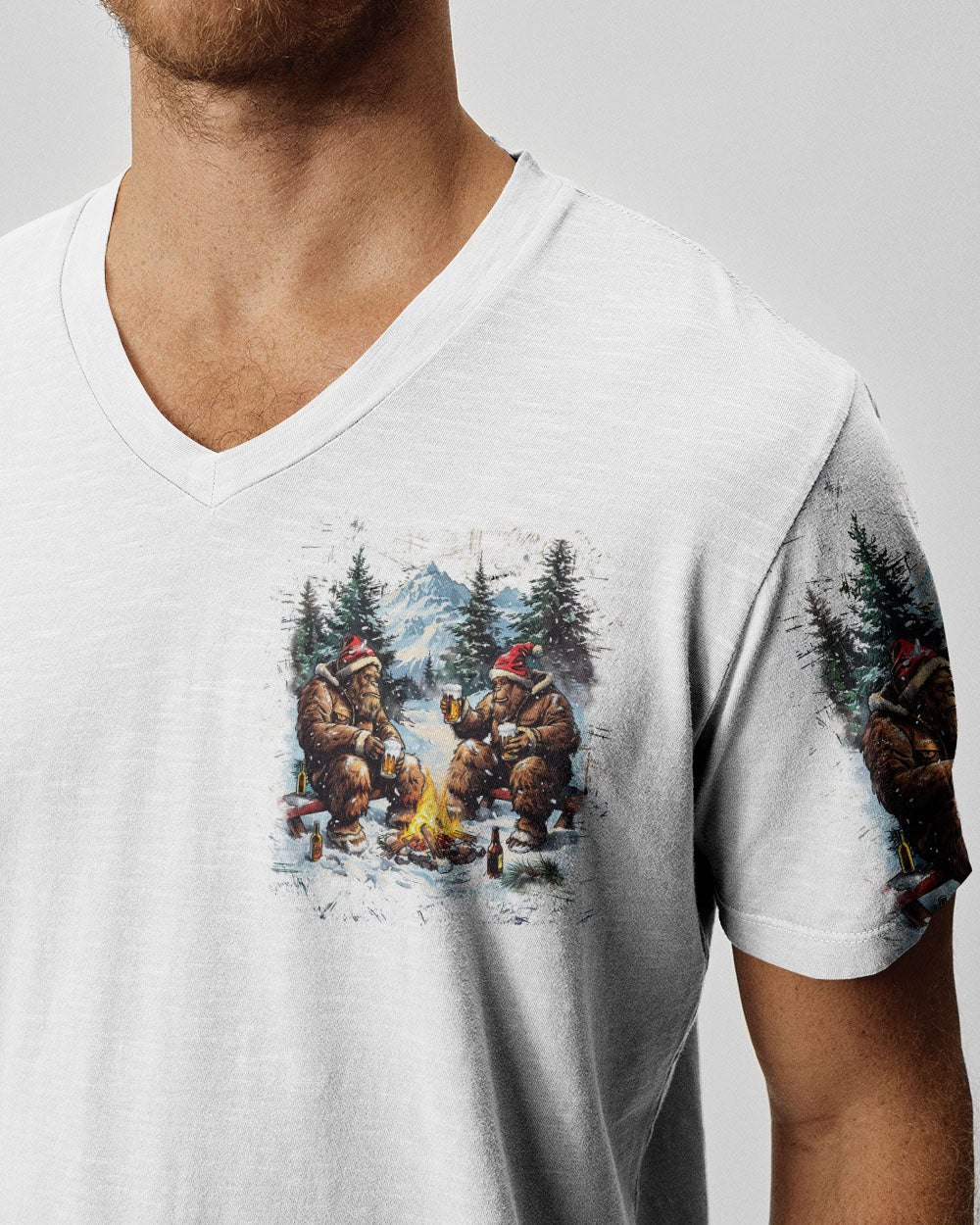 BLISSCORNERS MAKING MEMORIES ONE CAMPFIRE AT A TIME CHRISTMAS ALL OVER PRINT