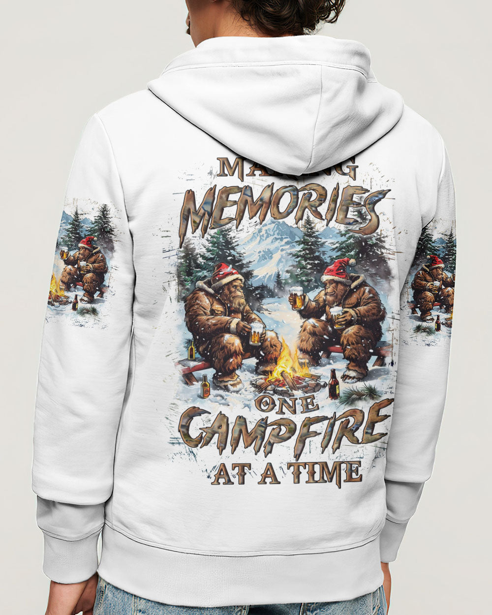 BLISSCORNERS MAKING MEMORIES ONE CAMPFIRE AT A TIME CHRISTMAS ALL OVER PRINT