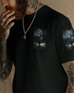 BLISSCORNERS AND INTO THE FOREST I GO BIGFOOT ALL OVER PRINT