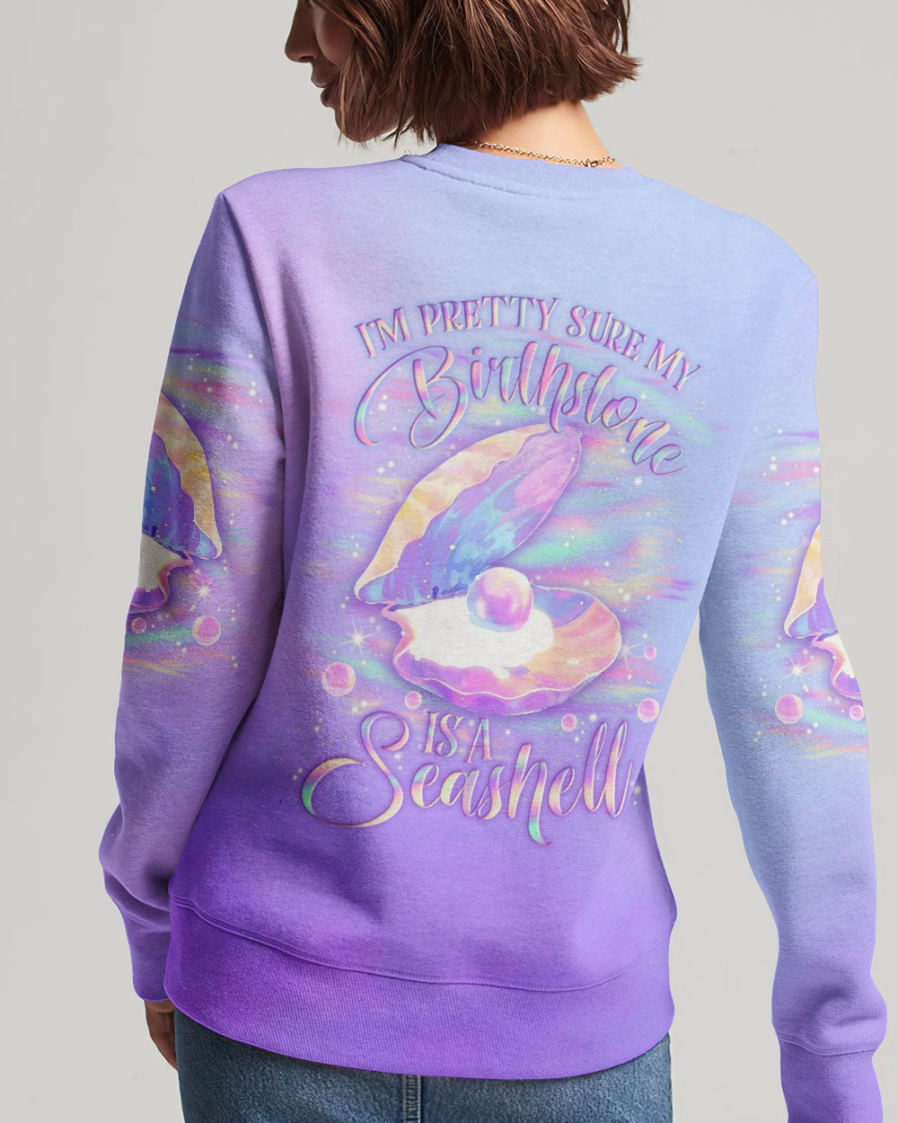 BLISSCORNERS I'M PRETTY SURE MY BIRTHSTONE IS A SEASHELL ALL OVER PRINT
