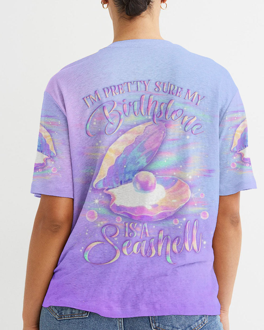 BLISSCORNERS I'M PRETTY SURE MY BIRTHSTONE IS A SEASHELL ALL OVER PRINT