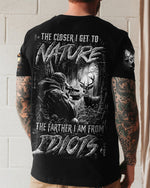 BLISSCORNERS THE CLOSER I GET TO NATURE HUNTING ALL OVER PRINT