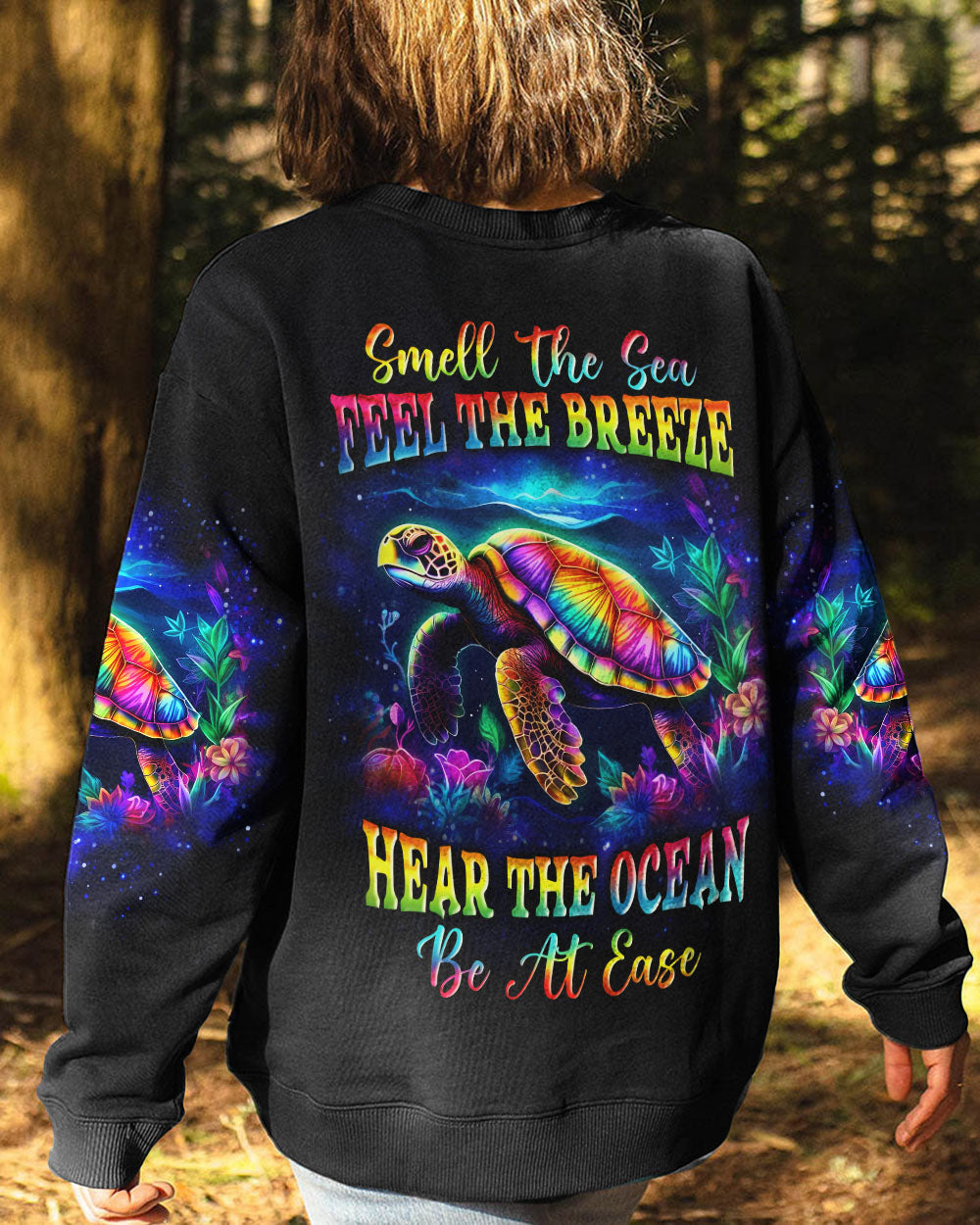 BLISSCORNERS SMELL THE SEA FEEL THE BREEZE ALL OVER PRINT