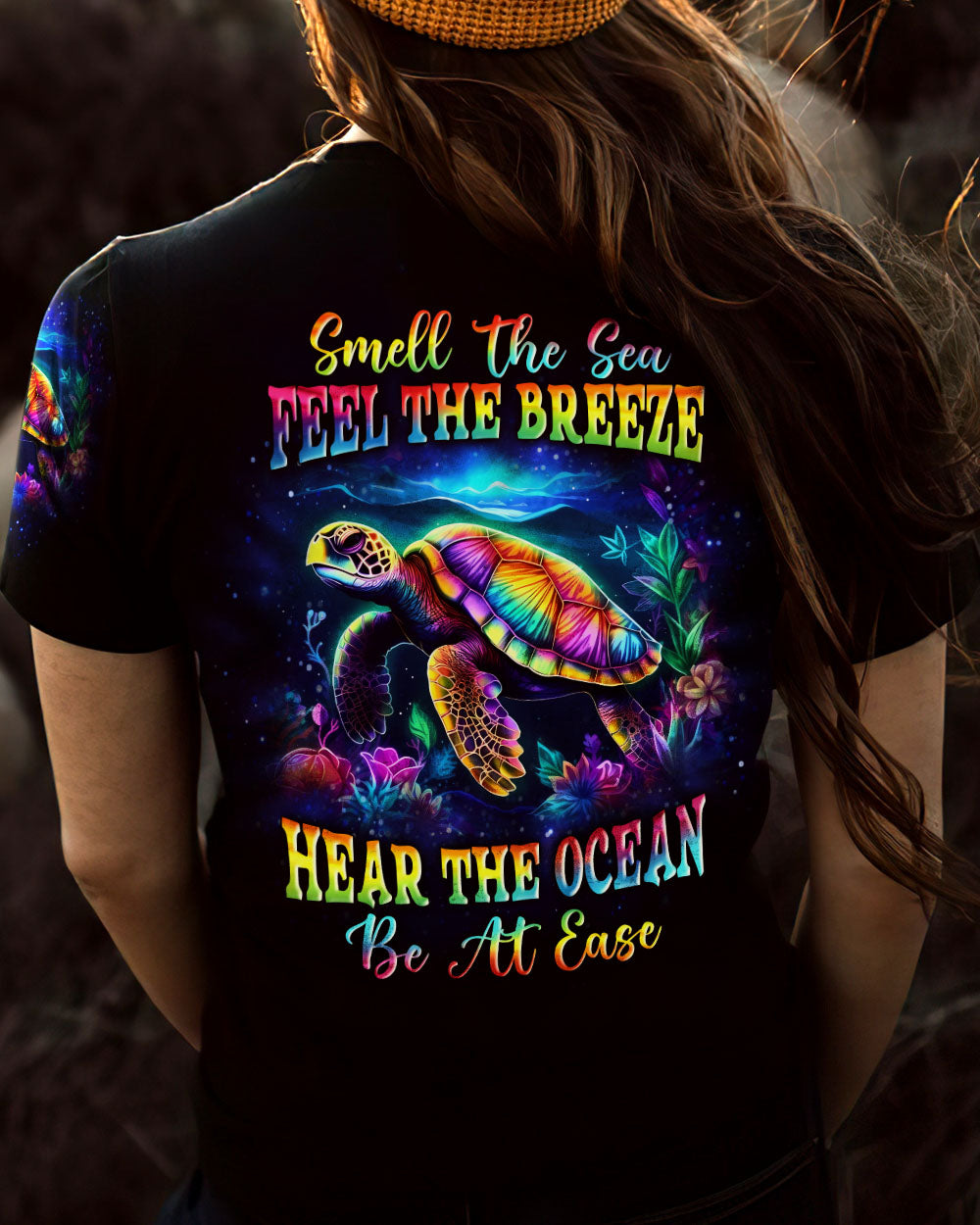 BLISSCORNERS SMELL THE SEA FEEL THE BREEZE ALL OVER PRINT