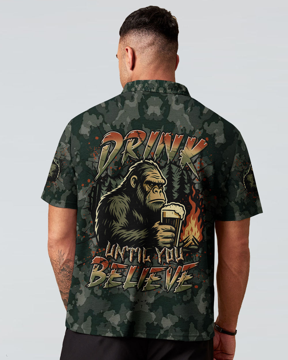 BLISSCORNERS DRINK UNTIL YOU BELIEVE BIGFOOT ALL OVER PRINT