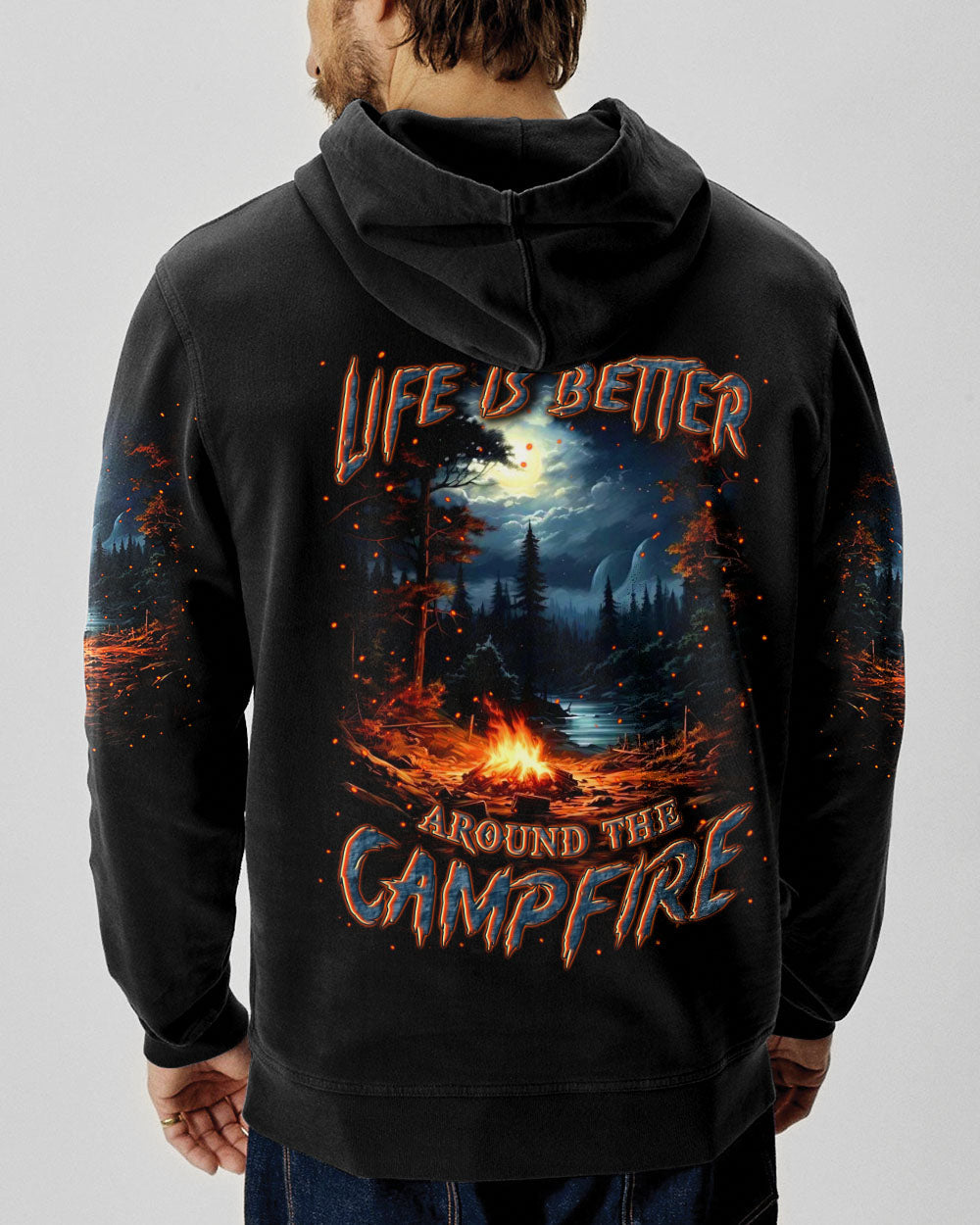 BLISSCORNERS LIFE IS BETTER AROUND THE CAMPFIRE ALL OVER PRINT
