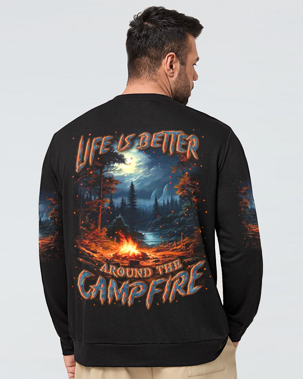 BLISSCORNERS LIFE IS BETTER AROUND THE CAMPFIRE ALL OVER PRINT