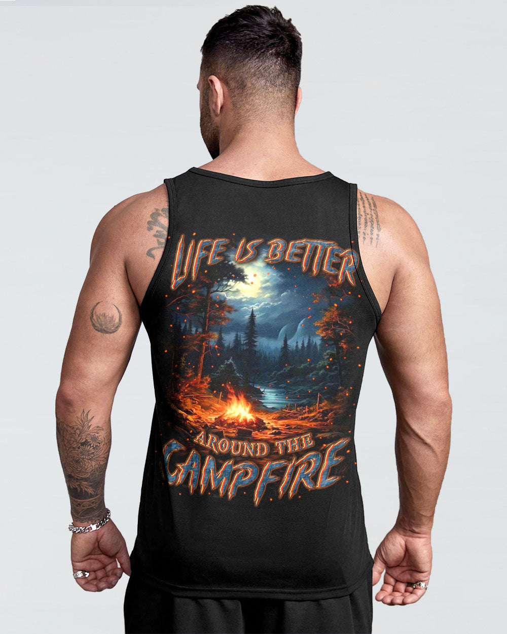 BLISSCORNERS LIFE IS BETTER AROUND THE CAMPFIRE ALL OVER PRINT