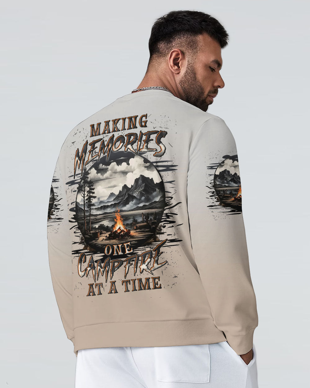 BLISSCORNERS MAKING MEMORIES ONE CAMPFIRE AT A TIME ALL OVER PRINT
