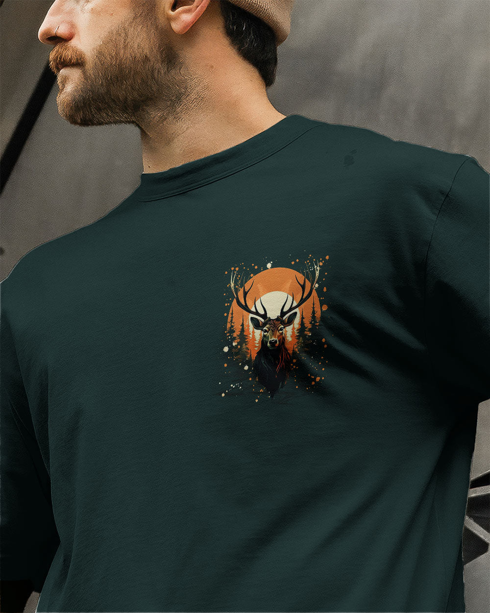 BLISSCORNERS HUNTING IT'S IN MY BLOOD DEER ALL OVER PRINT