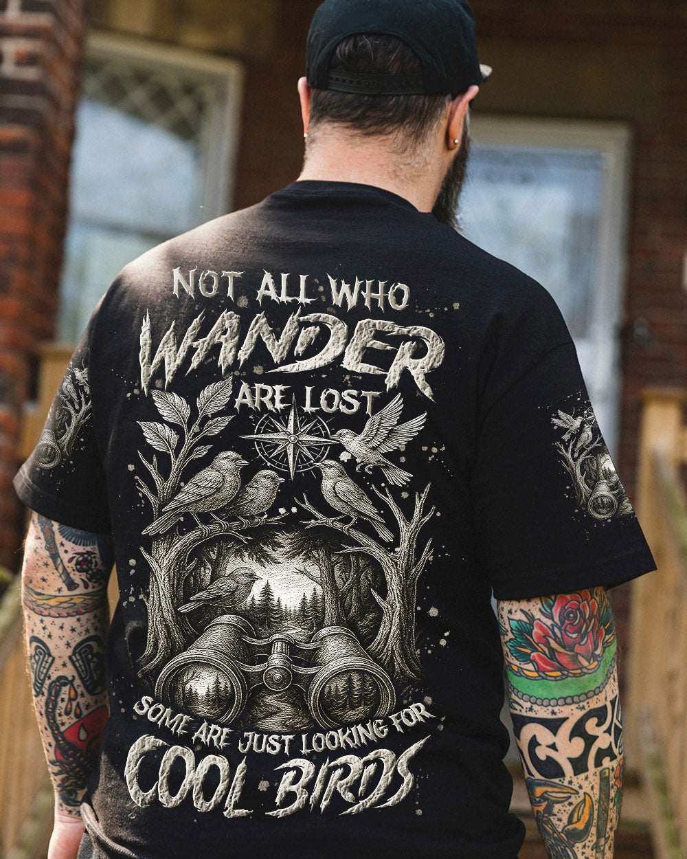 BLISSCORNERS NOT ALL WHO WANDER ARE LOST ALL OVER PRINT