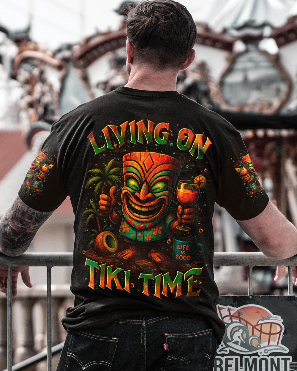 BLISSCORNERS LIVING ON TIKI TIME ALL OVER PRINT