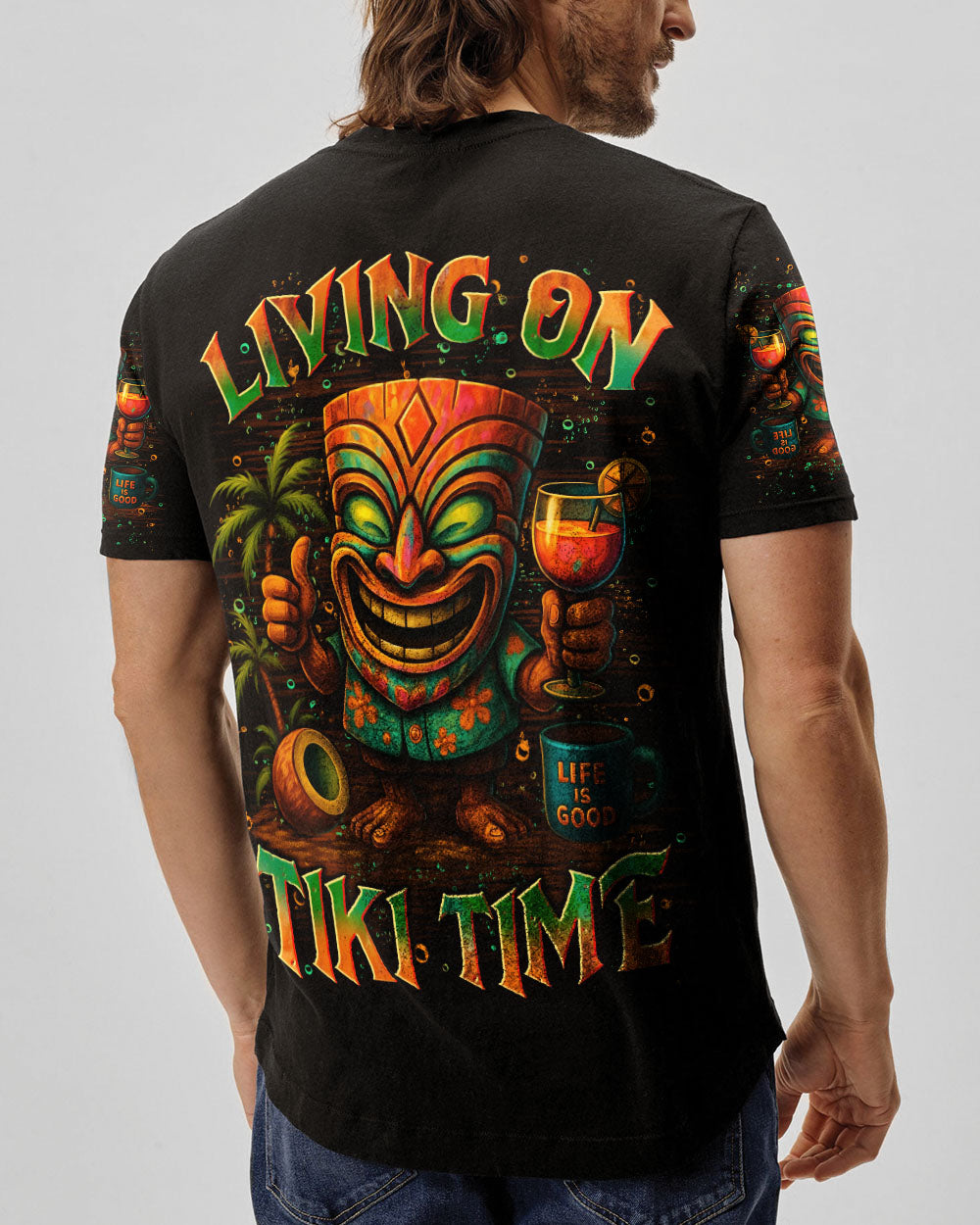 BLISSCORNERS LIVING ON TIKI TIME ALL OVER PRINT