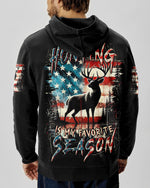 BLISSCORNERS HUNTING IS MY FAVORITE SEASON ALL OVER PRINT