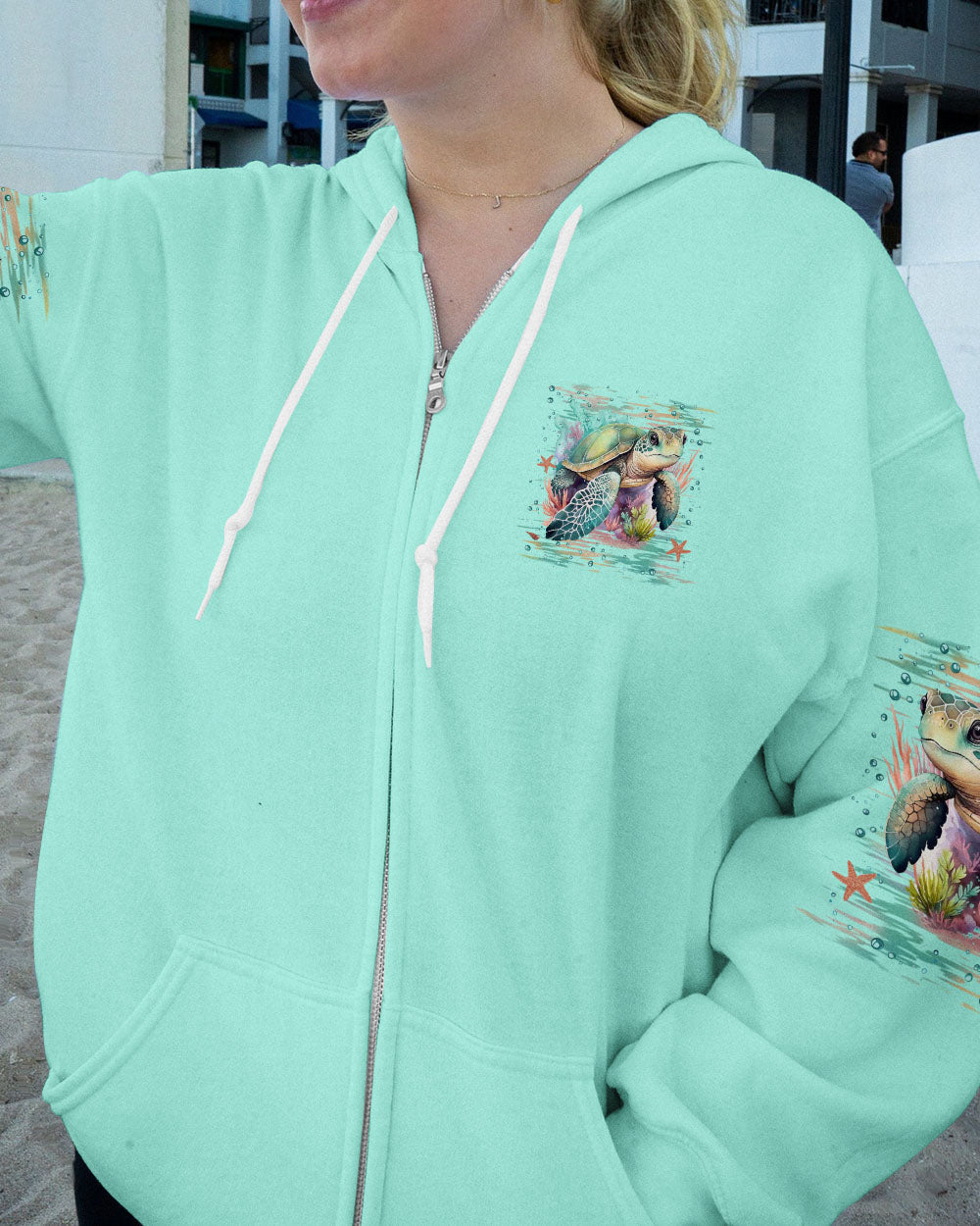 BLISSCORNERS THE OCEAN IS MY HOME TURTLE ALL OVER PRINT