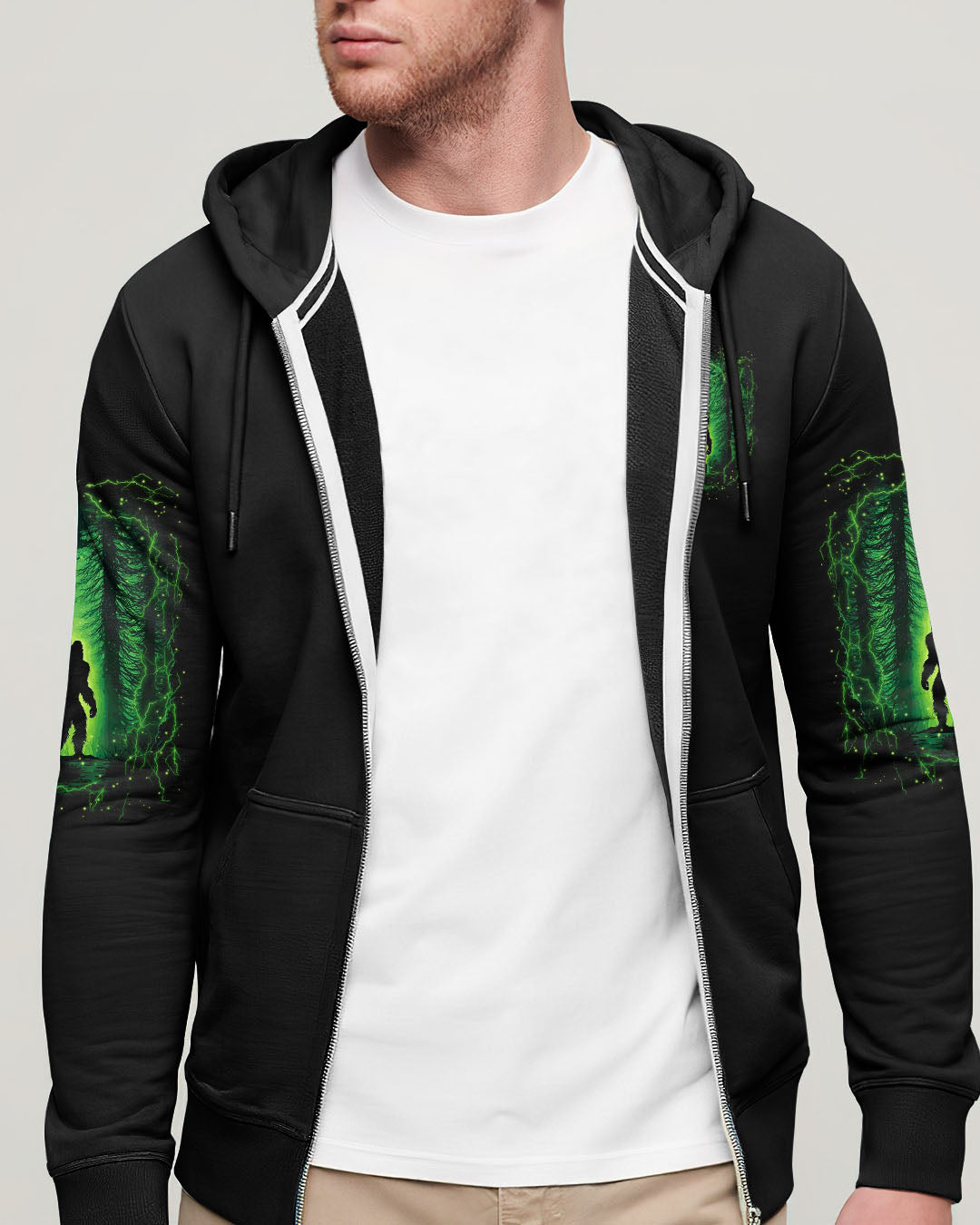 BLISSCORNERS AND INTO THE FOREST I GO BIGFOOT ALL OVER PRINT