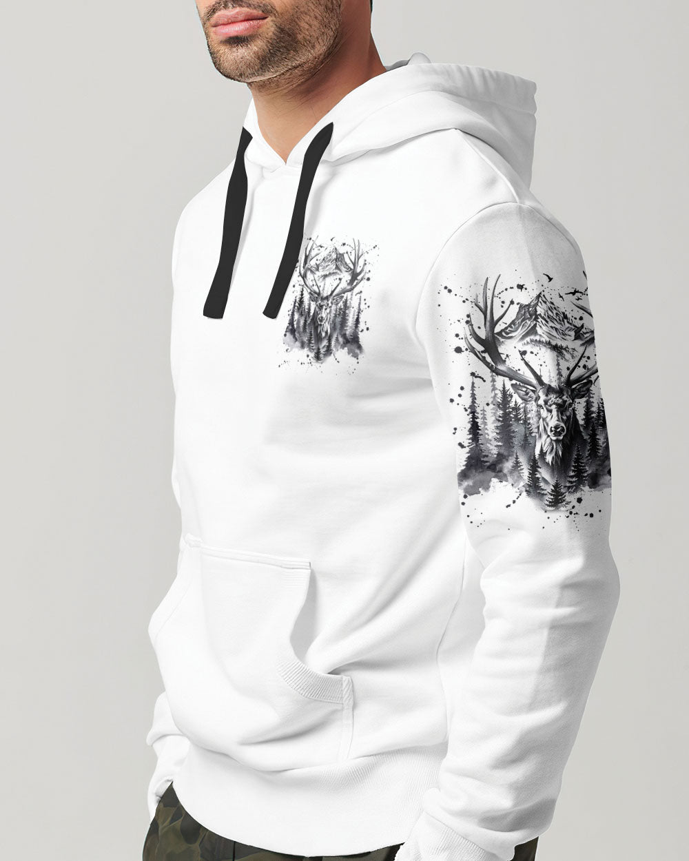 BLISSCORNERS THE CLOSER I GET TO NATURE DEER ALL OVER PRINT