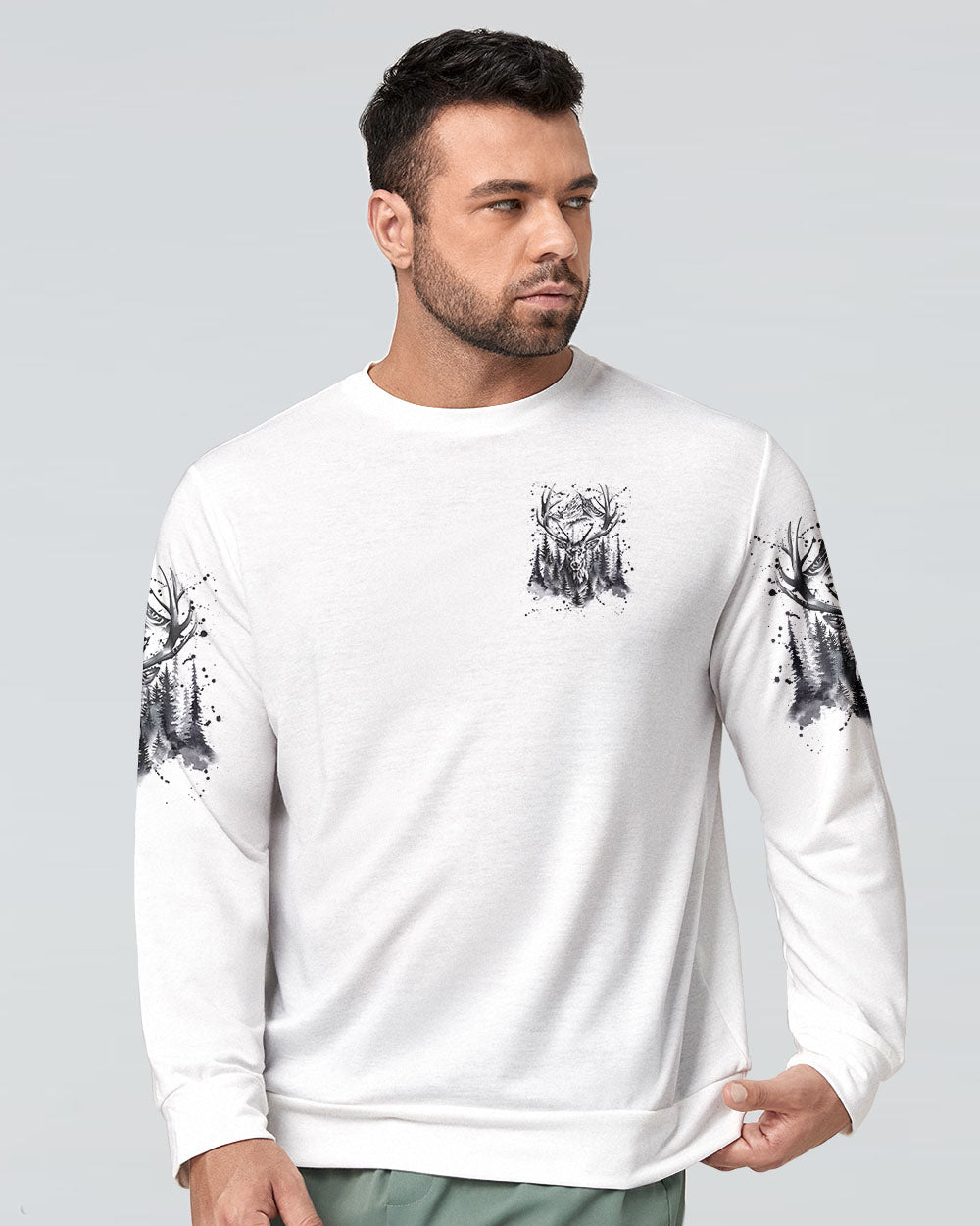 BLISSCORNERS THE CLOSER I GET TO NATURE DEER ALL OVER PRINT