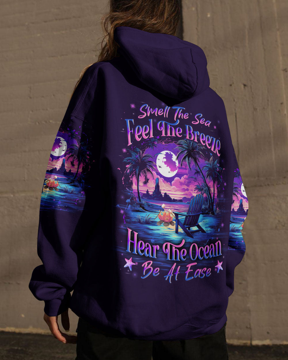 BLISSCORNERS SMELL THE SEA FEEL THE BREEZE ALL OVER PRINT