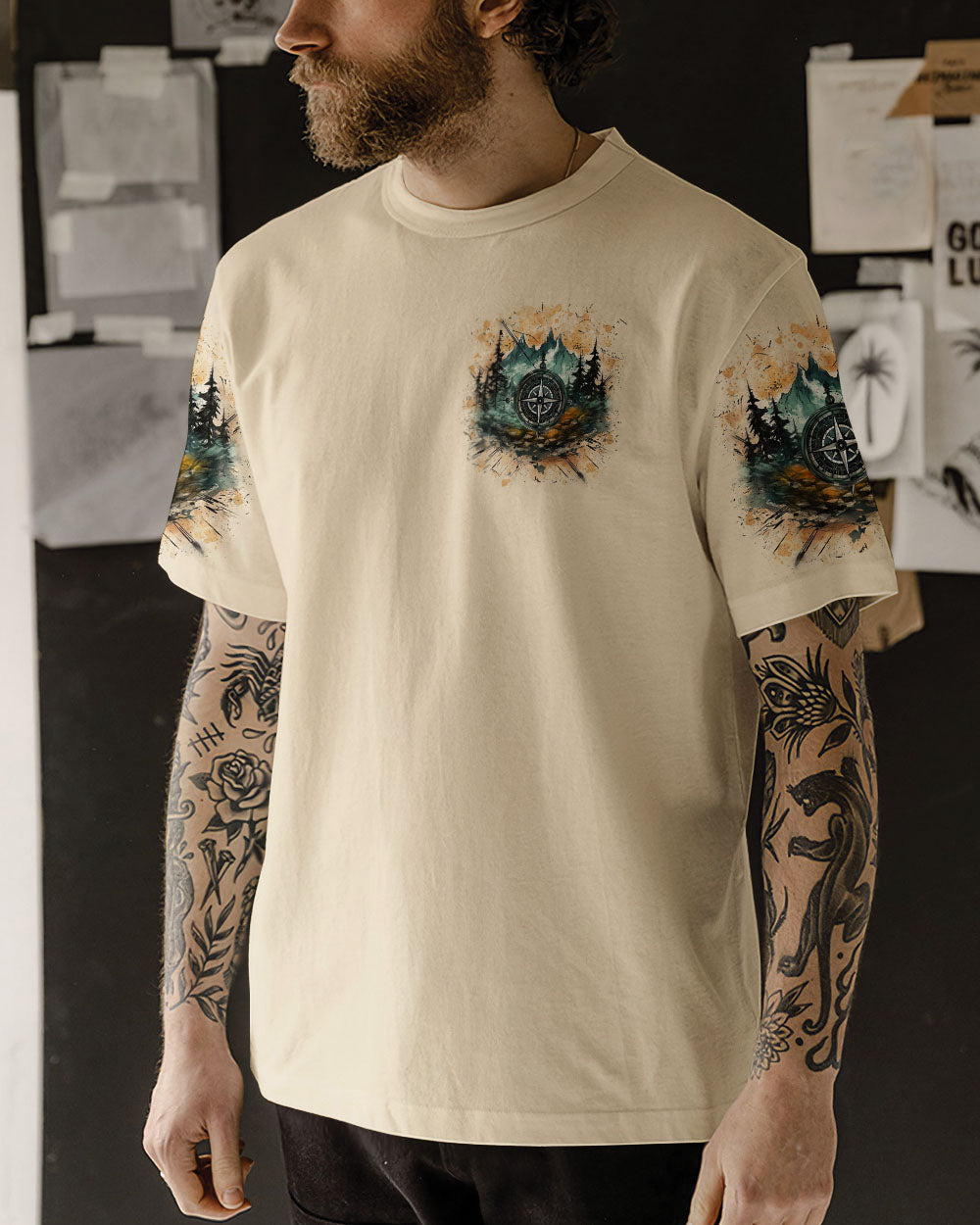 BLISSCORNERS NOT ALL WHO WANDER ARE LOST ALL OVER PRINT