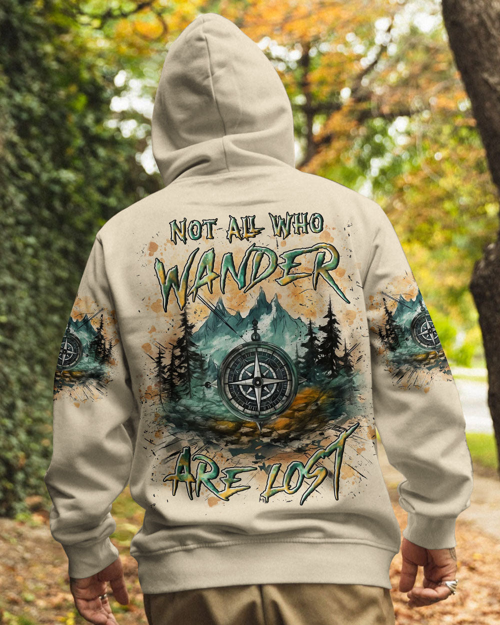 BLISSCORNERS NOT ALL WHO WANDER ARE LOST ALL OVER PRINT