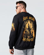 BLISSCORNERS BUCK AROUND AND FIND OUT DEER HUNTING ALL OVER PRINT