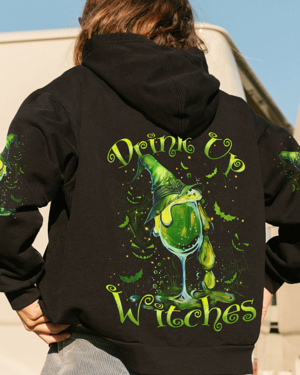 BLISSCORNERS DRINK UP WITCHES HALLOWEEN ALL OVER PRINT