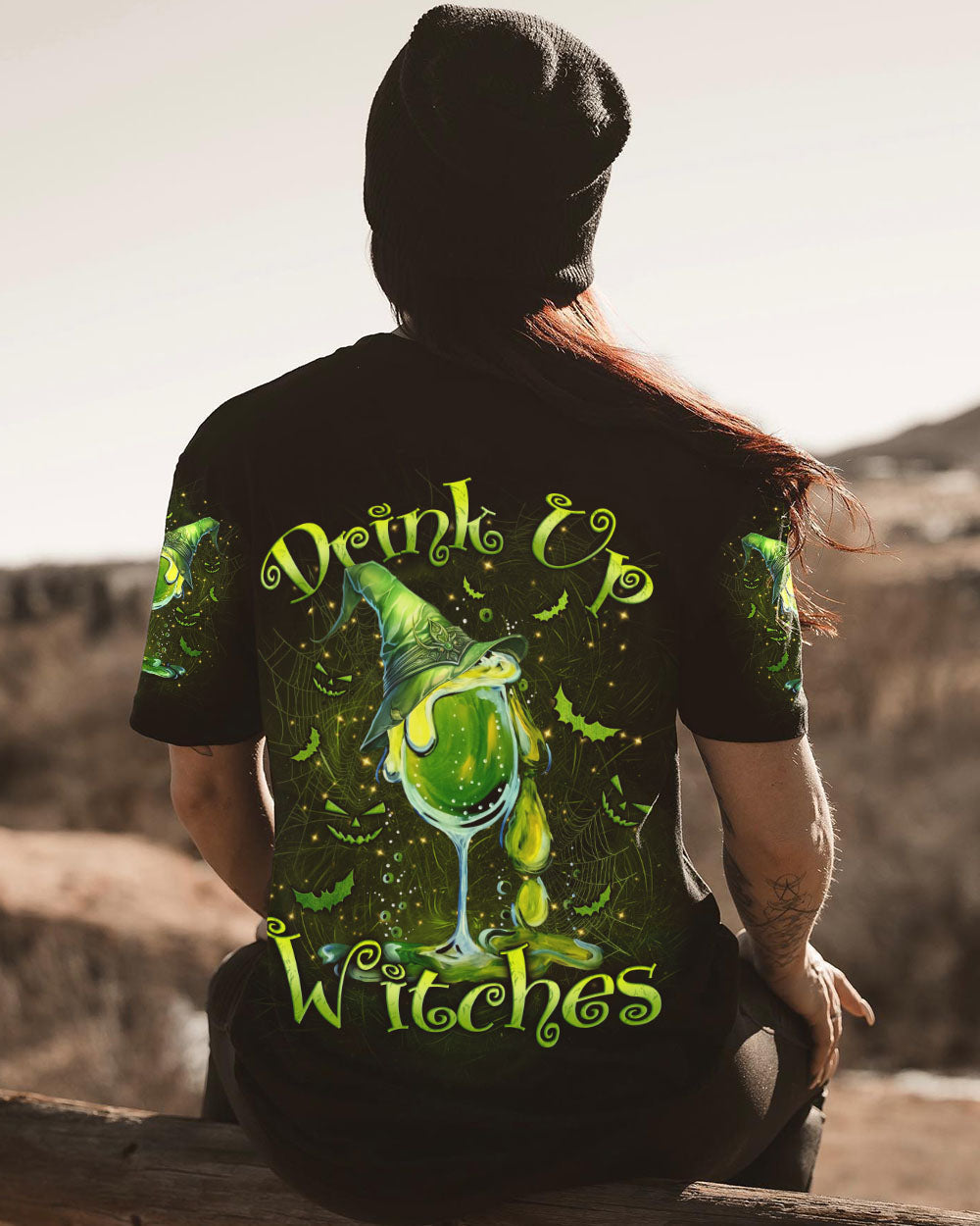 BLISSCORNERS DRINK UP WITCHES HALLOWEEN ALL OVER PRINT
