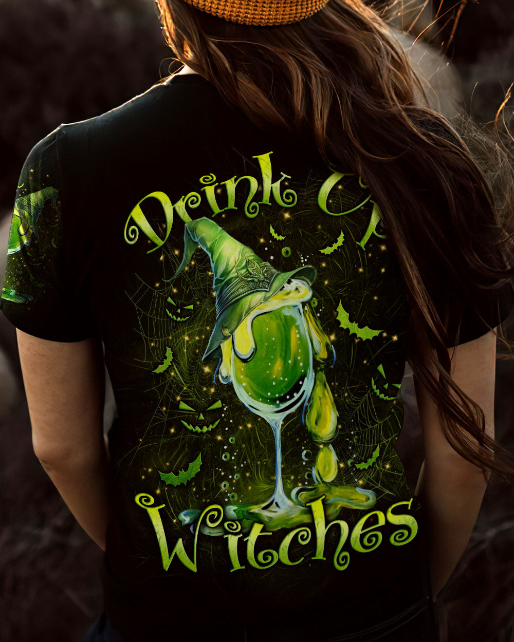 BLISSCORNERS DRINK UP WITCHES HALLOWEEN ALL OVER PRINT