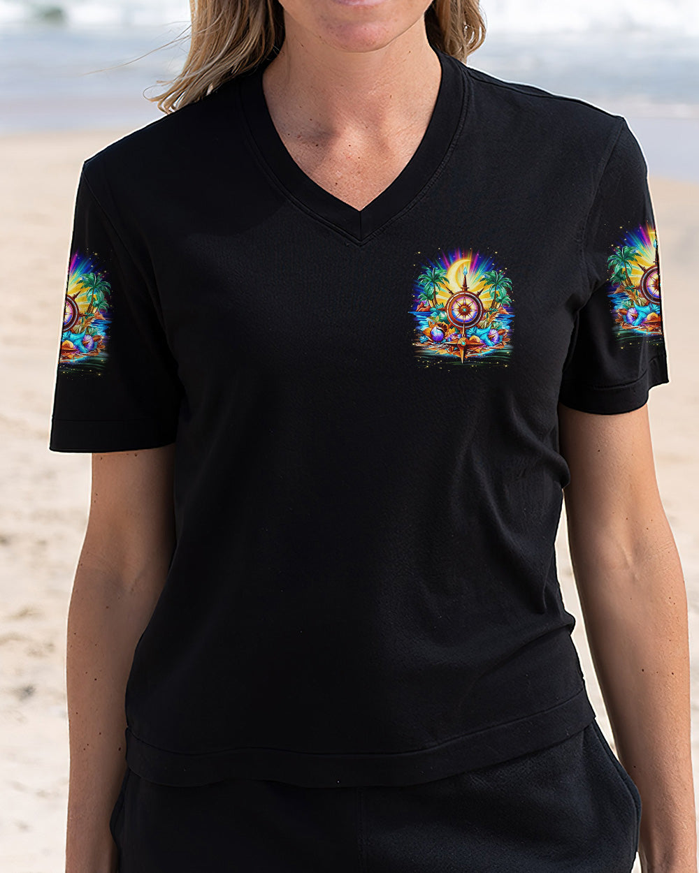 BLISSCORNERS SMELL THE SEA FEEL THE BREEZE ALL OVER PRINT