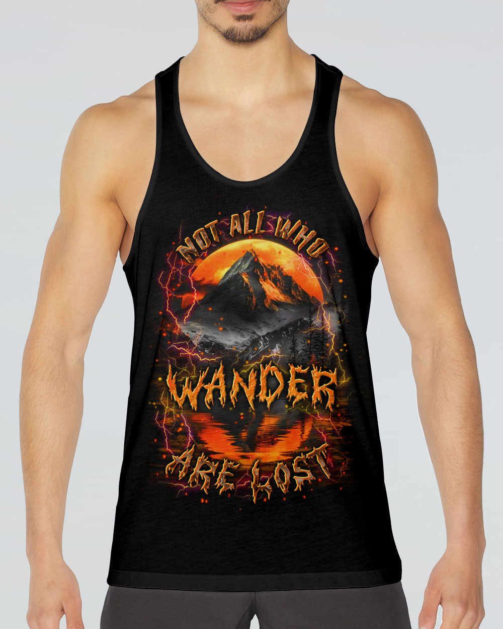 BLISSCORNERS NOT ALL WHO WANDER ARE LOST ALL OVER PRINT