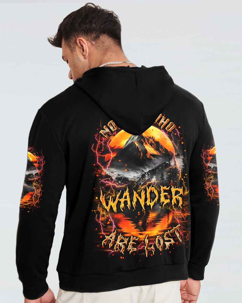 BLISSCORNERS NOT ALL WHO WANDER ARE LOST ALL OVER PRINT