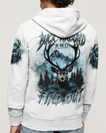 BLISSCORNERS BUCK AROUND AND FIND OUT DEER HUNTING ALL OVER PRINT