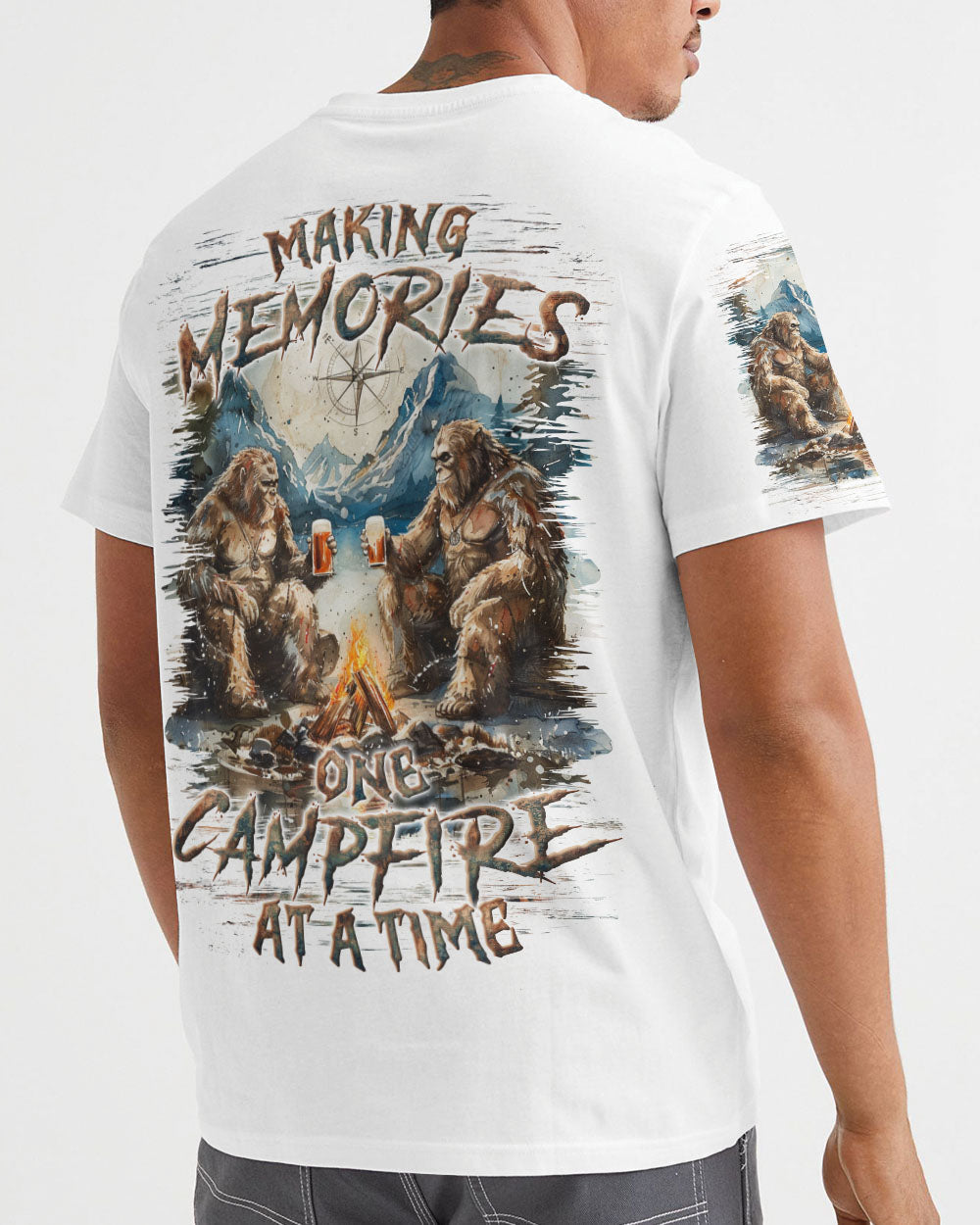BLISSCORNERS MAKING MEMORIES ONE CAMPFIRE AT A TIME BIGFOOT ALL OVER PRINT