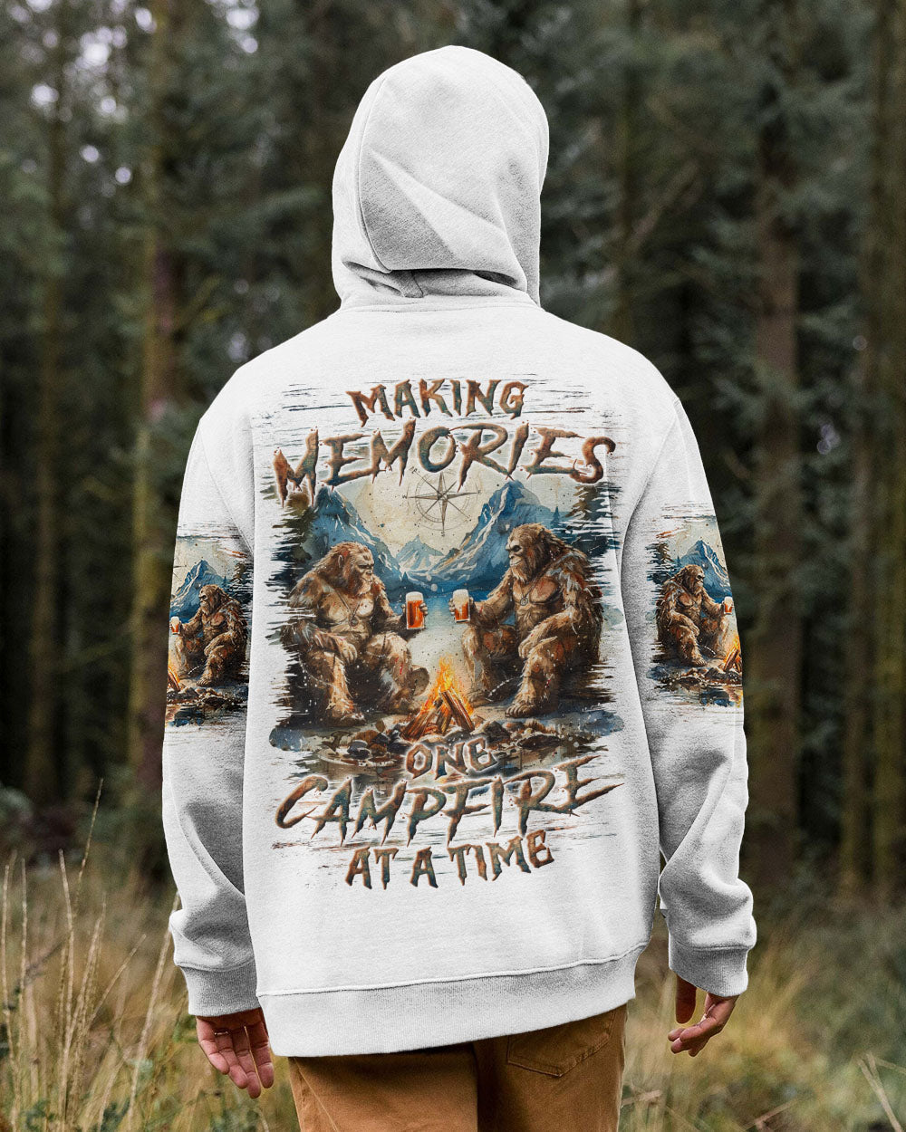 BLISSCORNERS MAKING MEMORIES ONE CAMPFIRE AT A TIME BIGFOOT ALL OVER PRINT