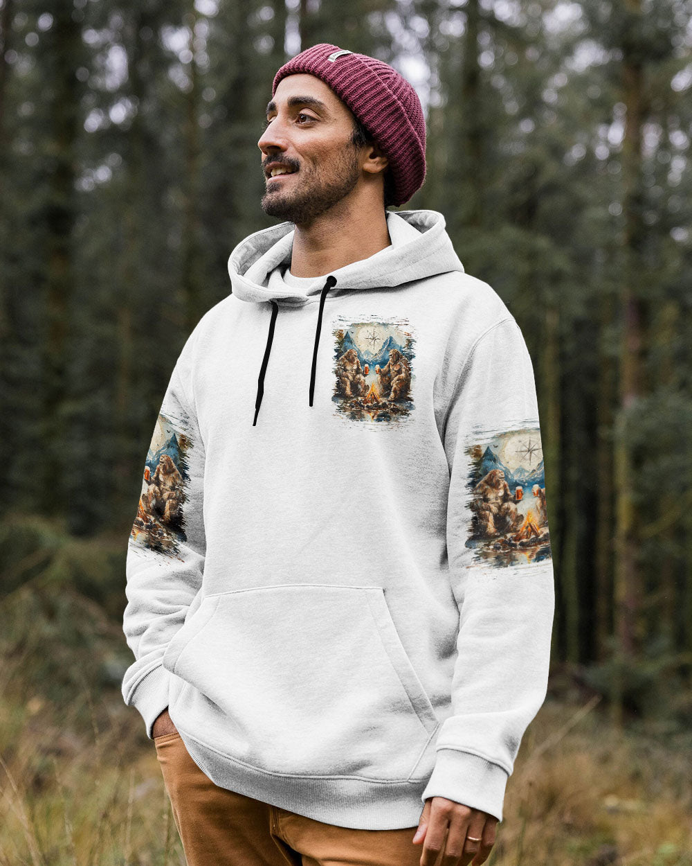 BLISSCORNERS MAKING MEMORIES ONE CAMPFIRE AT A TIME BIGFOOT ALL OVER PRINT