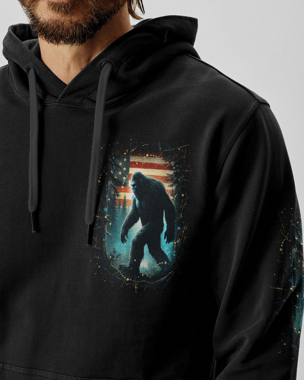 BLISSCORNERS I'M HIDING FROM STUPID PEOPLE BIGFOOT ALL OVER PRINT