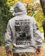 BLISSCORNERS THE CLOSER I GET TO NATURE DEER HUNTING ALL OVER PRINT