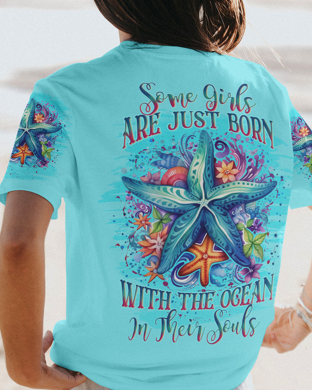 BLISSCORNERS SOME GIRLS ARE JUST BORN STARFISH ALL OVER PRINT
