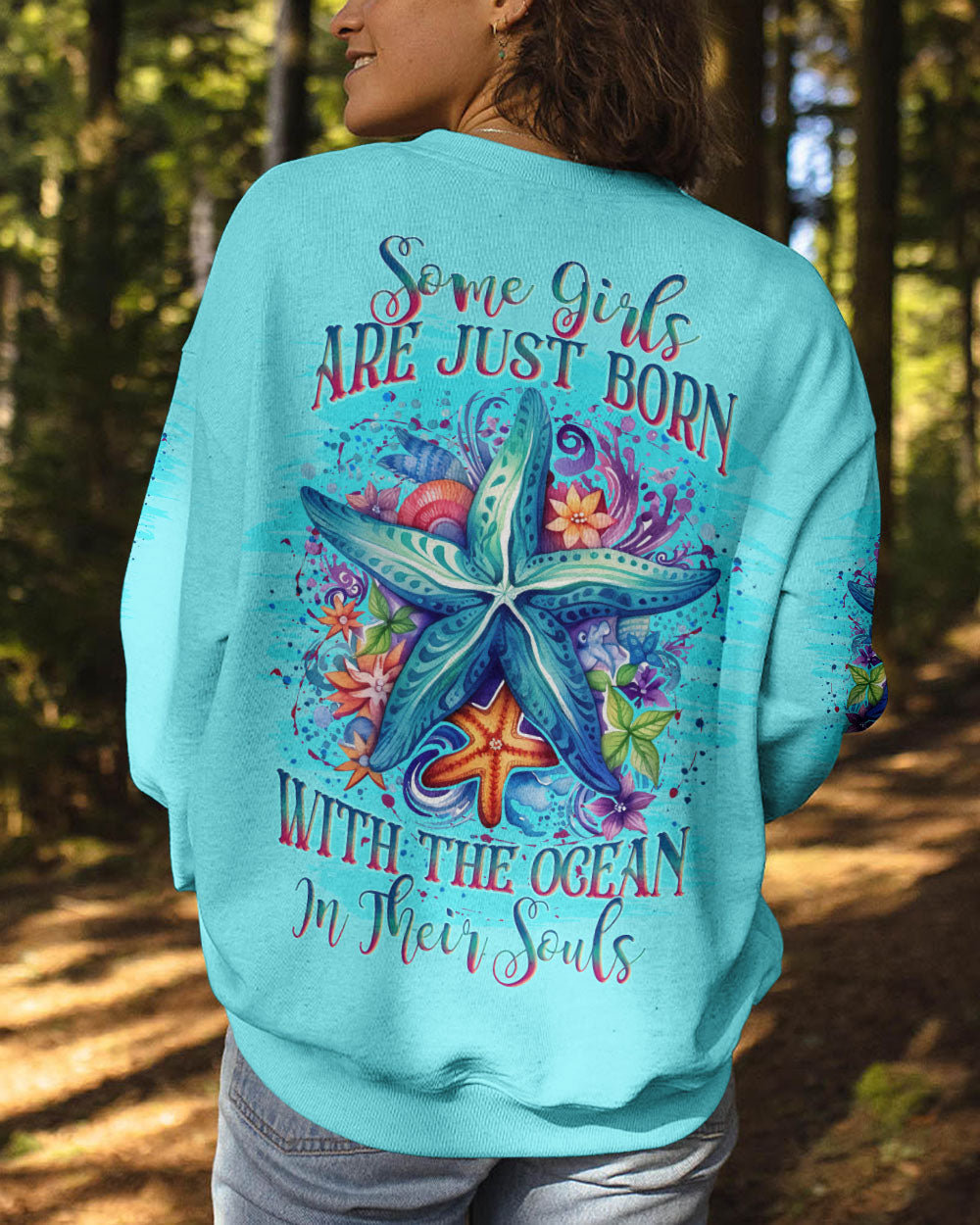 BLISSCORNERS SOME GIRLS ARE JUST BORN STARFISH ALL OVER PRINT