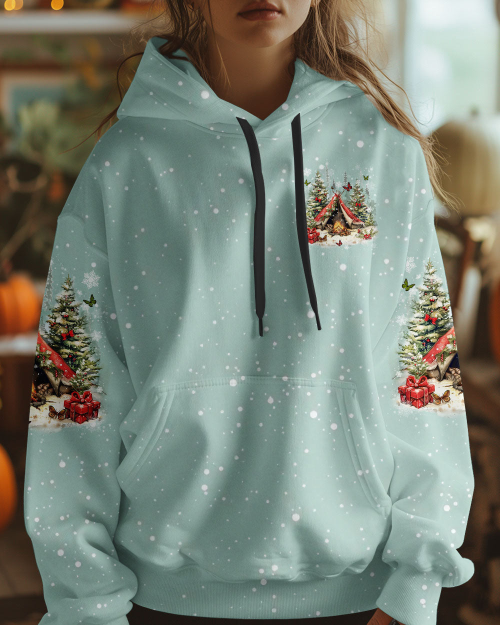 BLISSCORNERS MAKING MEMORIES ONE CAMPFIRE AT A TIME CHRISTMAS ALL OVER PRINT