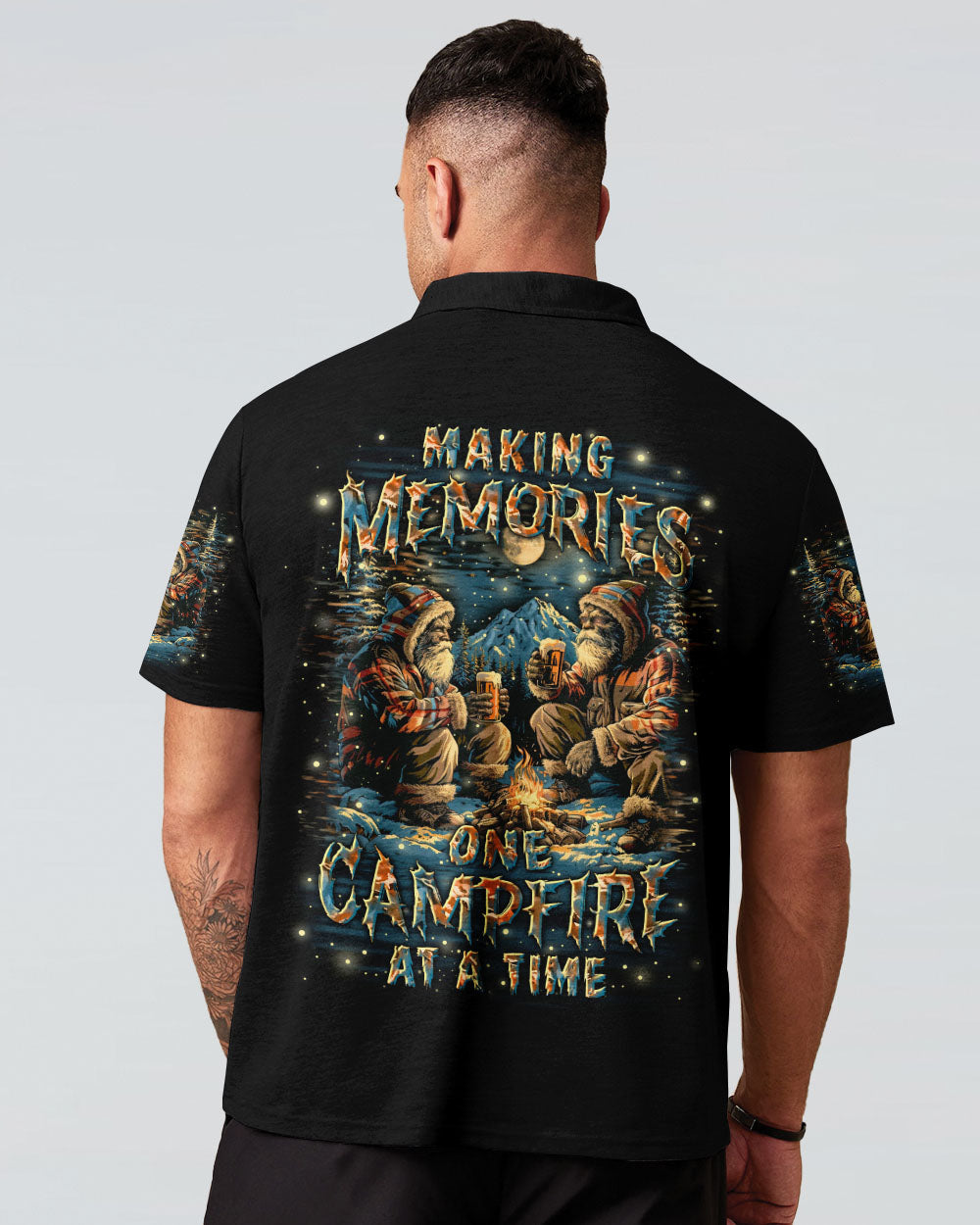 BLISSCORNERS MAKING MEMORIES ONE CAMPFIRE AT A TIME BIGFOOT ALL OVER PRINT