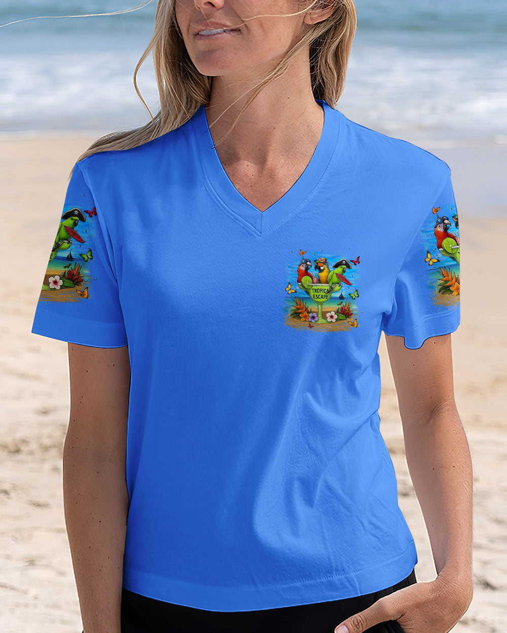 BLISSCORNERS NO BAD DAYS IN PARADISE ALL OVER PRINT
